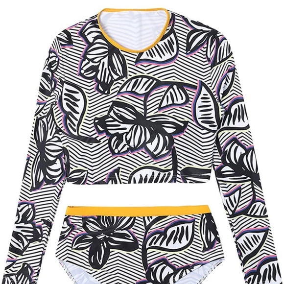 NWOT Black & Gray Tankini - Picture 3 of 4